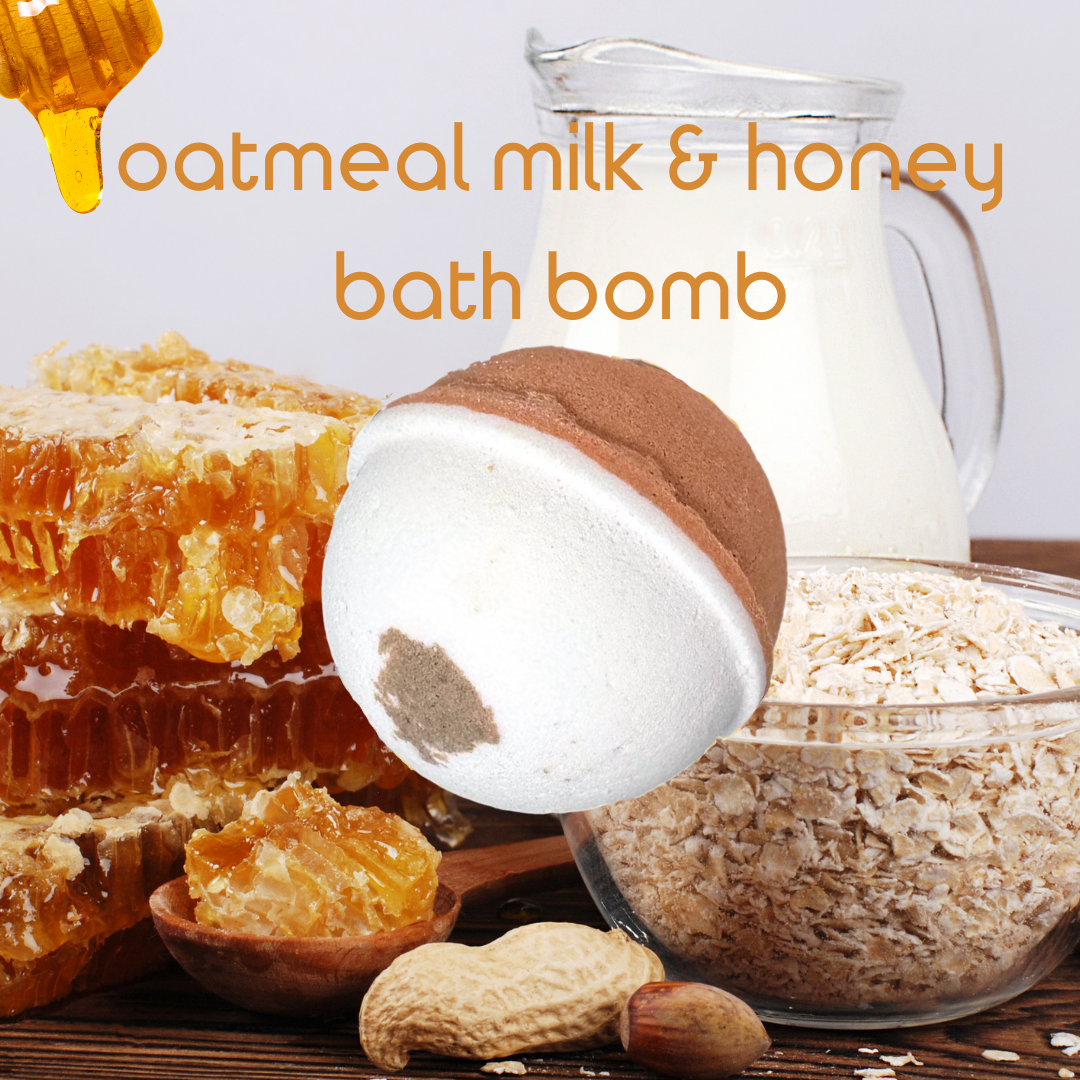 Oatmeal Milk & Honey Bath Bomb