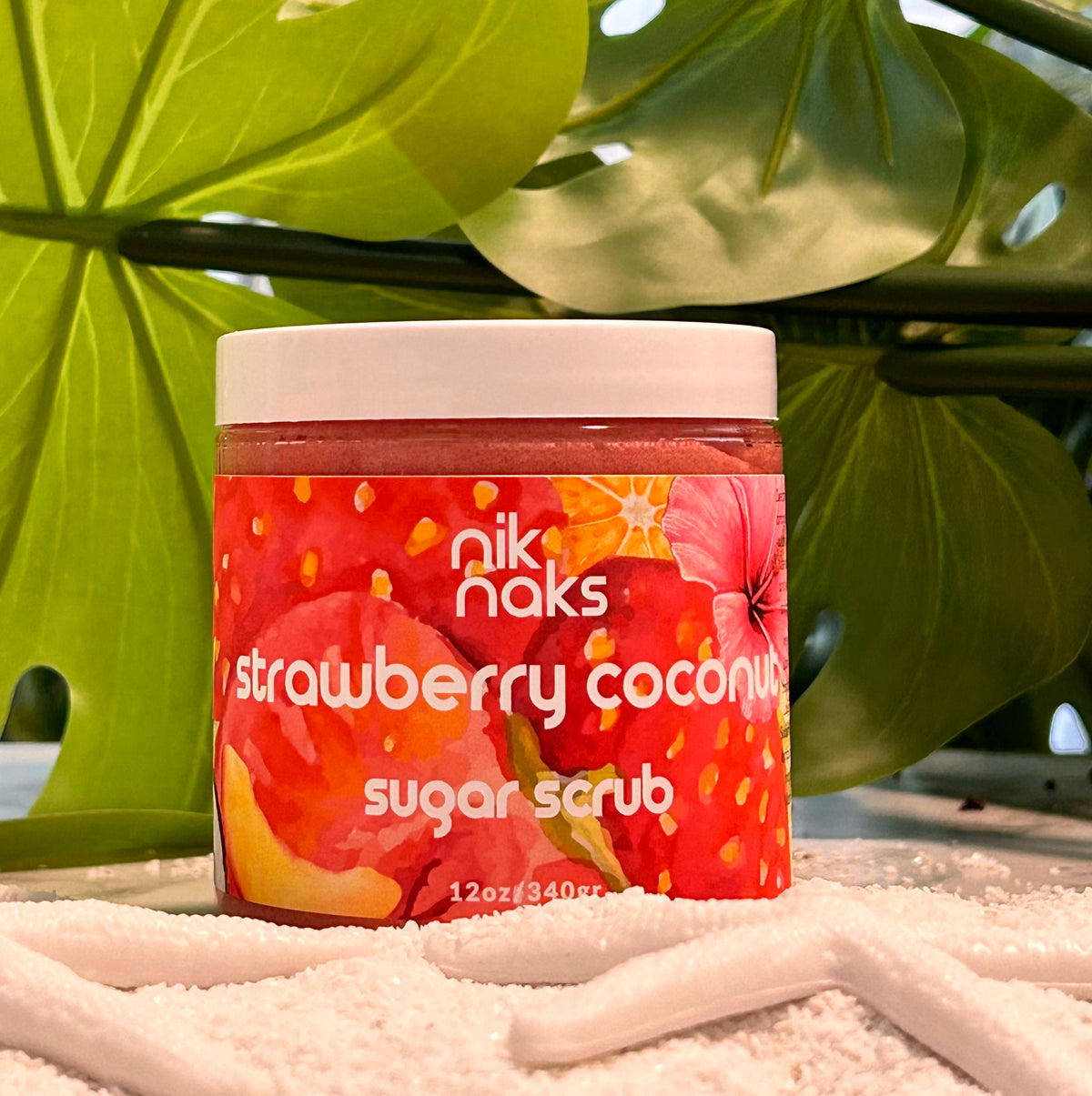 Strawberry Coconut Sugar Scrub