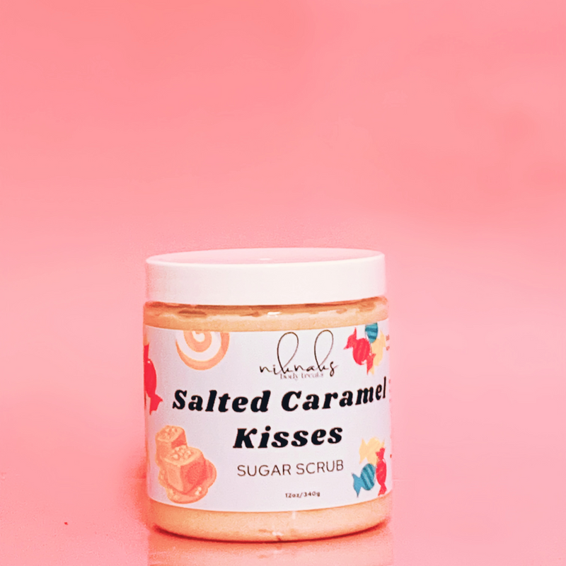 Salted Caramel Kisses  Foaming Sugar Scrub